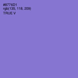 #8776D1 - True V Color Image