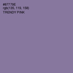 #87779E - Trendy Pink Color Image