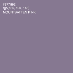 #877892 - Mountbatten Pink Color Image