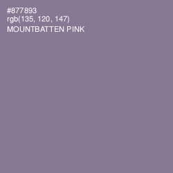 #877893 - Mountbatten Pink Color Image