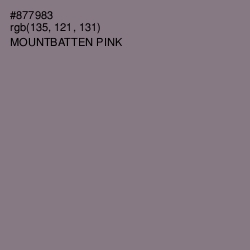 #877983 - Mountbatten Pink Color Image