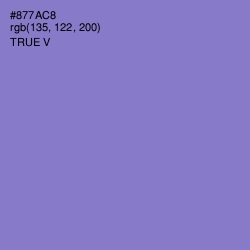 #877AC8 - True V Color Image