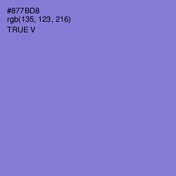#877BD8 - True V Color Image