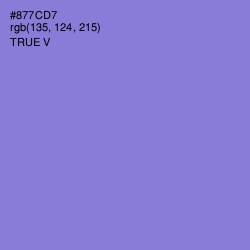 #877CD7 - True V Color Image