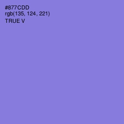 #877CDD - True V Color Image