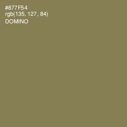 #877F54 - Domino Color Image