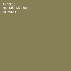 #877F56 - Domino Color Image