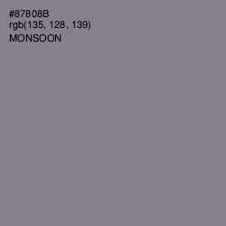 #87808B - Monsoon Color Image