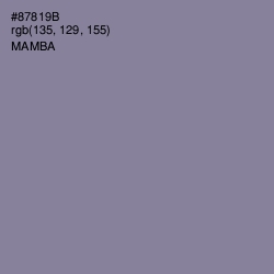 #87819B - Mamba Color Image