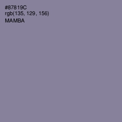 #87819C - Mamba Color Image