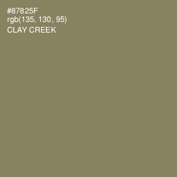 #87825F - Clay Creek Color Image