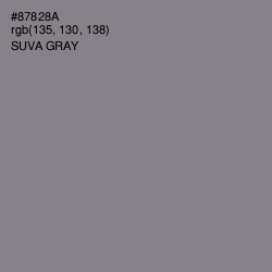 #87828A - Suva Gray Color Image