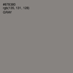 #878380 - Gray Color Image