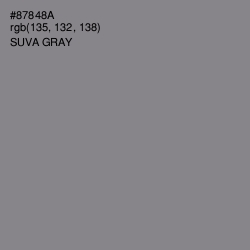 #87848A - Suva Gray Color Image