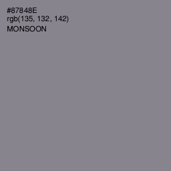 #87848E - Monsoon Color Image