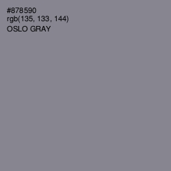 #878590 - Oslo Gray Color Image