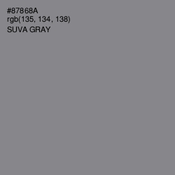 #87868A - Suva Gray Color Image