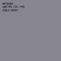 #878690 - Oslo Gray Color Image