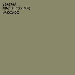 #87876A - Avocado Color Image