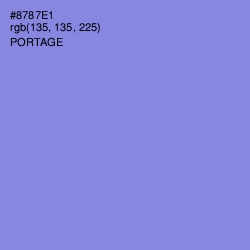 #8787E1 - Portage Color Image