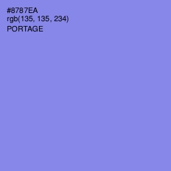 #8787EA - Portage Color Image