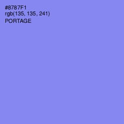 #8787F1 - Portage Color Image