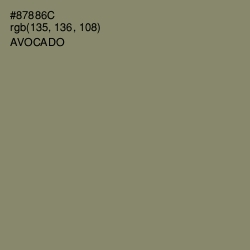 #87886C - Avocado Color Image