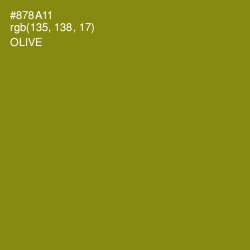 #878A11 - Olive Color Image