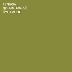 #878A3A - Sycamore Color Image