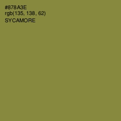 #878A3E - Sycamore Color Image