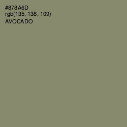 #878A6D - Avocado Color Image