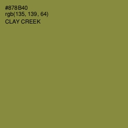 #878B40 - Clay Creek Color Image