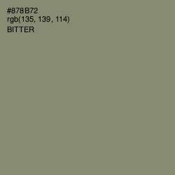 #878B72 - Bitter Color Image