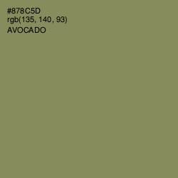 #878C5D - Avocado Color Image