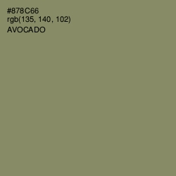 #878C66 - Avocado Color Image