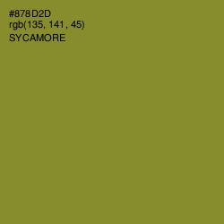 #878D2D - Sycamore Color Image