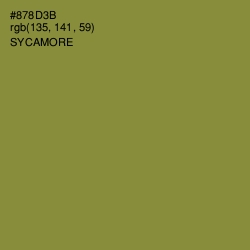 #878D3B - Sycamore Color Image