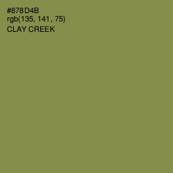 #878D4B - Clay Creek Color Image