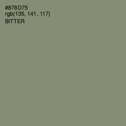 #878D75 - Bitter Color Image