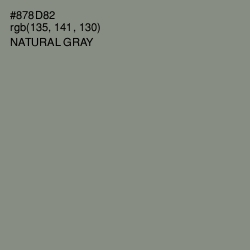 #878D82 - Natural Gray Color Image