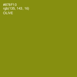 #878F10 - Olive Color Image