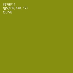 #878F11 - Olive Color Image