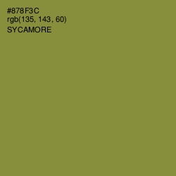 #878F3C - Sycamore Color Image