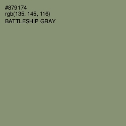 #879174 - Battleship Gray Color Image