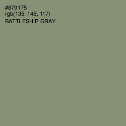 #879175 - Battleship Gray Color Image