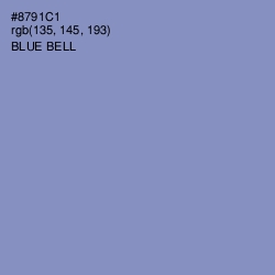 #8791C1 - Blue Bell Color Image