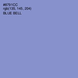 #8791CC - Blue Bell Color Image