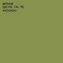 #87924E - Avocado Color Image