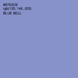 #8792CB - Blue Bell Color Image