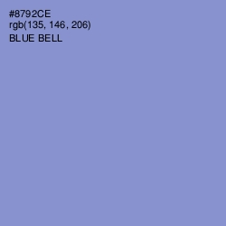 #8792CE - Blue Bell Color Image